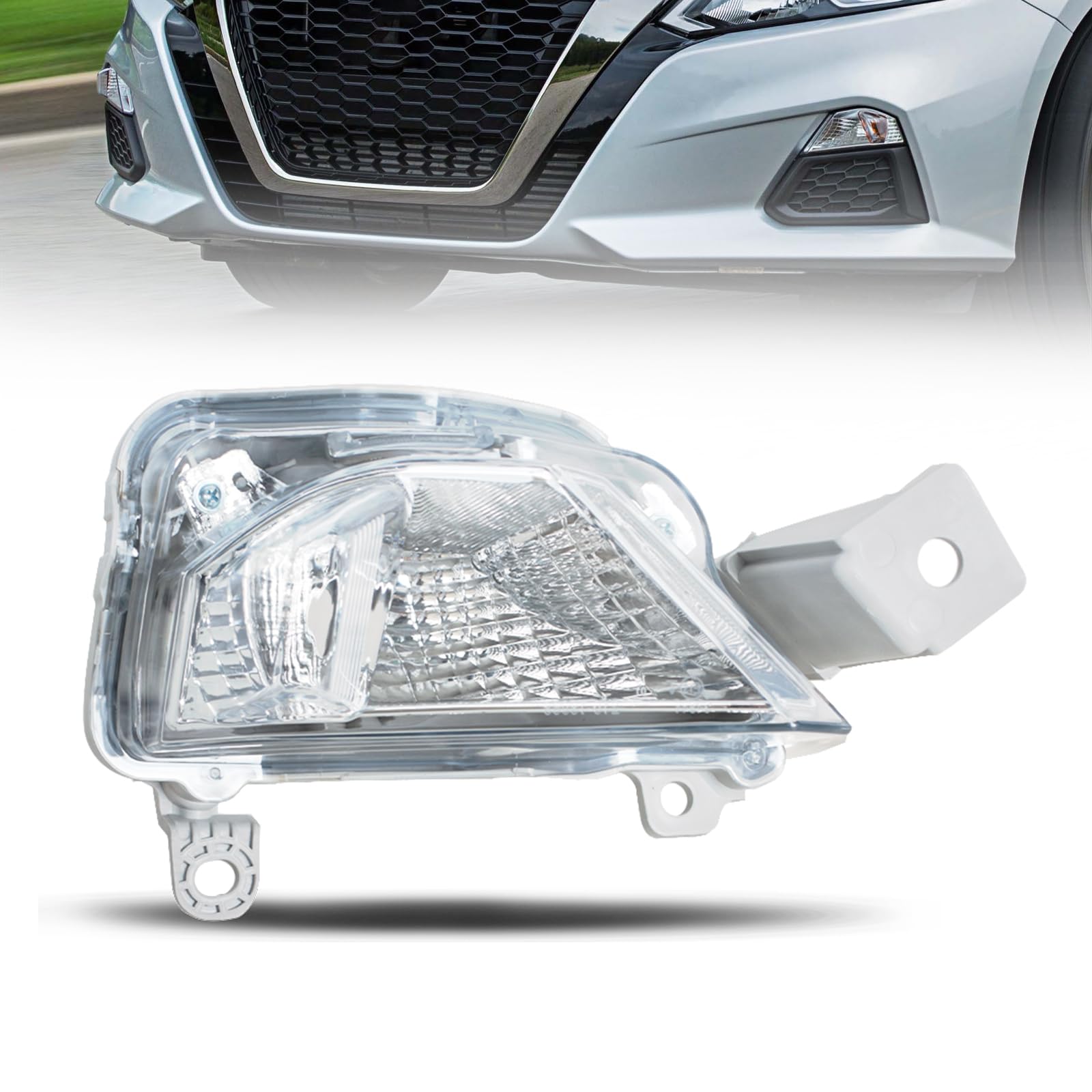 For Nissan Altima 2019-2021 Turn Signal Light Bumper Lamp Front Headlight Fog Lihgts Right Passenger Sider