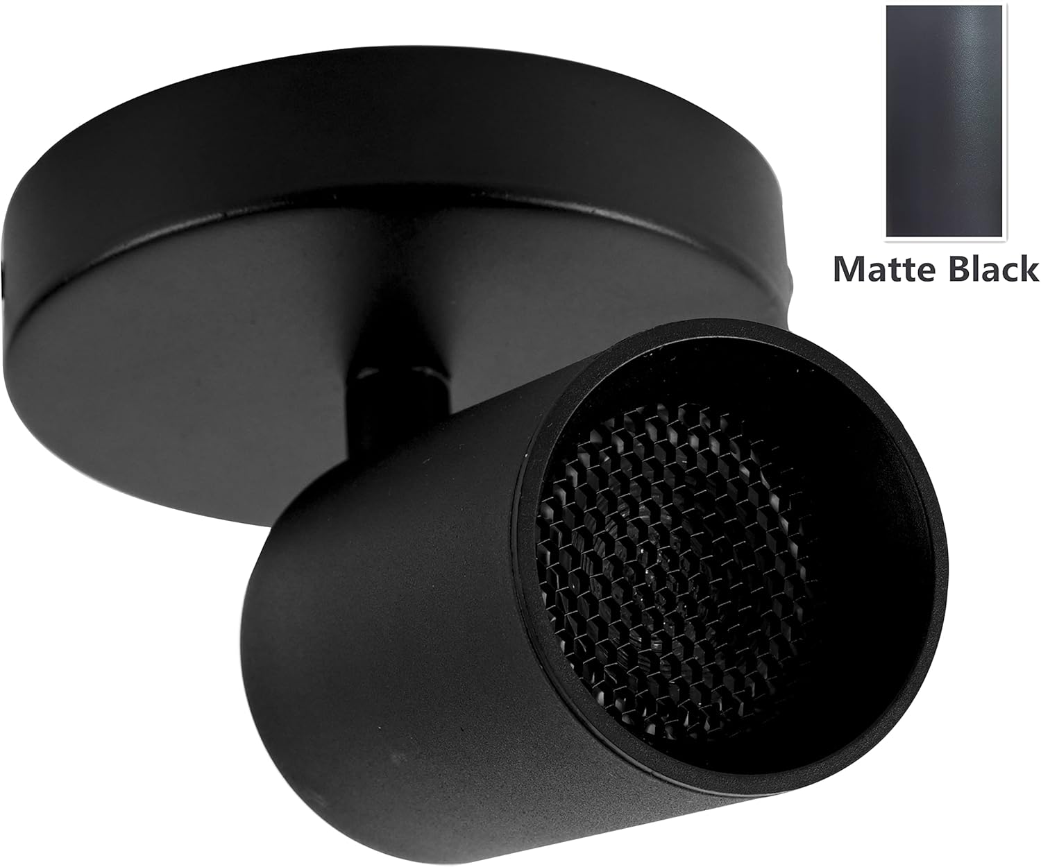 KING SHA 2-Pack Multi-Directional Ceiling Spot Lights Indoor,Uplights Indoor,Adjustable Track Lighting,with 2 Dimmable LED Bulbs 7watts 3000K CRI90+