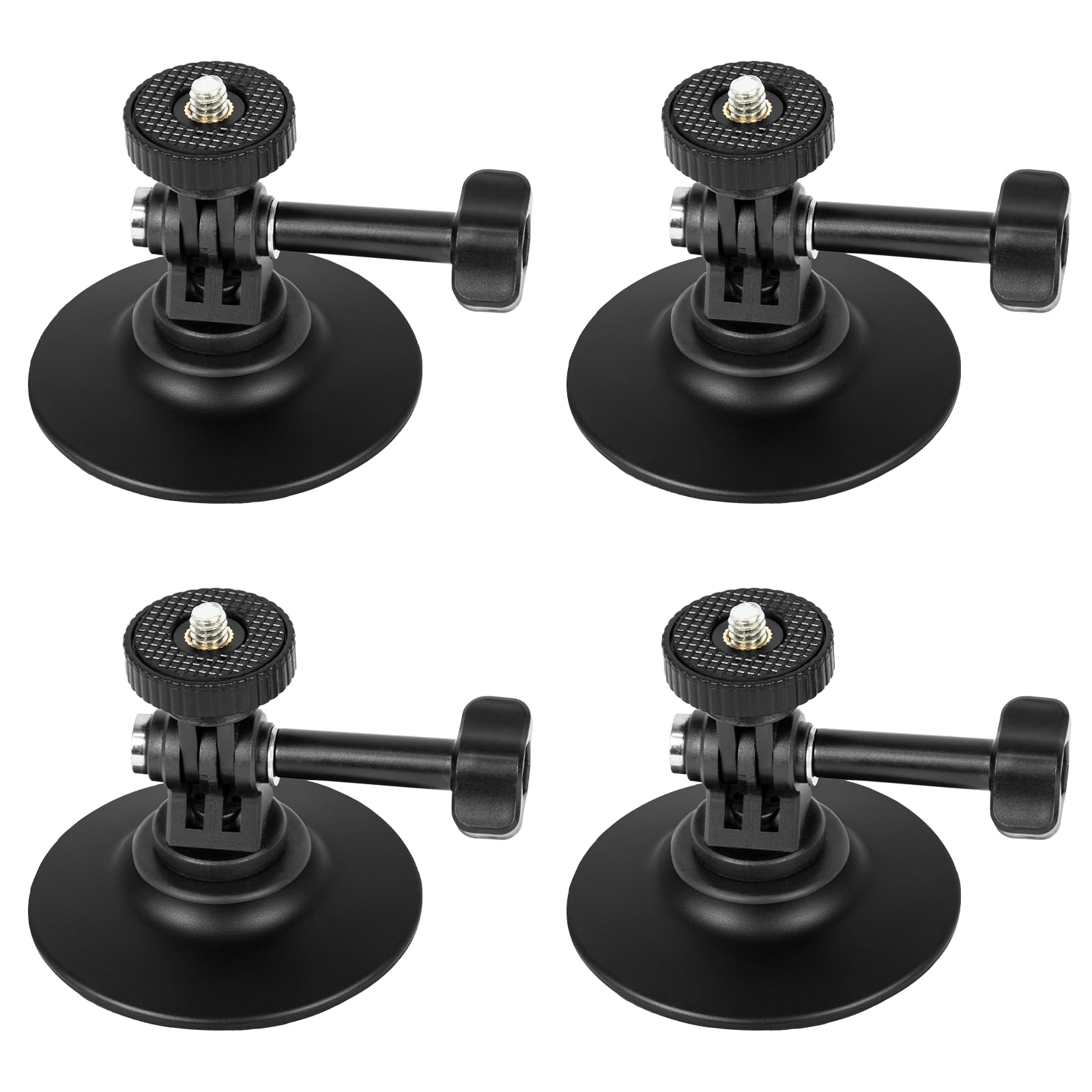 Menton adhésif compatible Insta360 X4 et GoPro, support casque flexible - 8