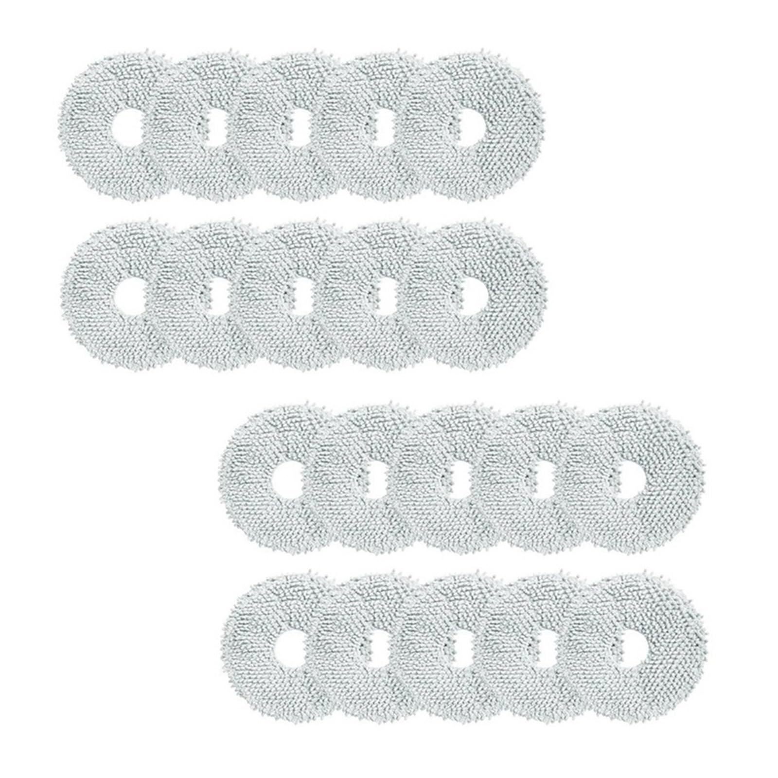Roboter Staubsauger Ersatz Mopp Pad Mopp Tücher Zubehör Tuch Weiß 20PCS Kompatibel for Dreame Bot L10S