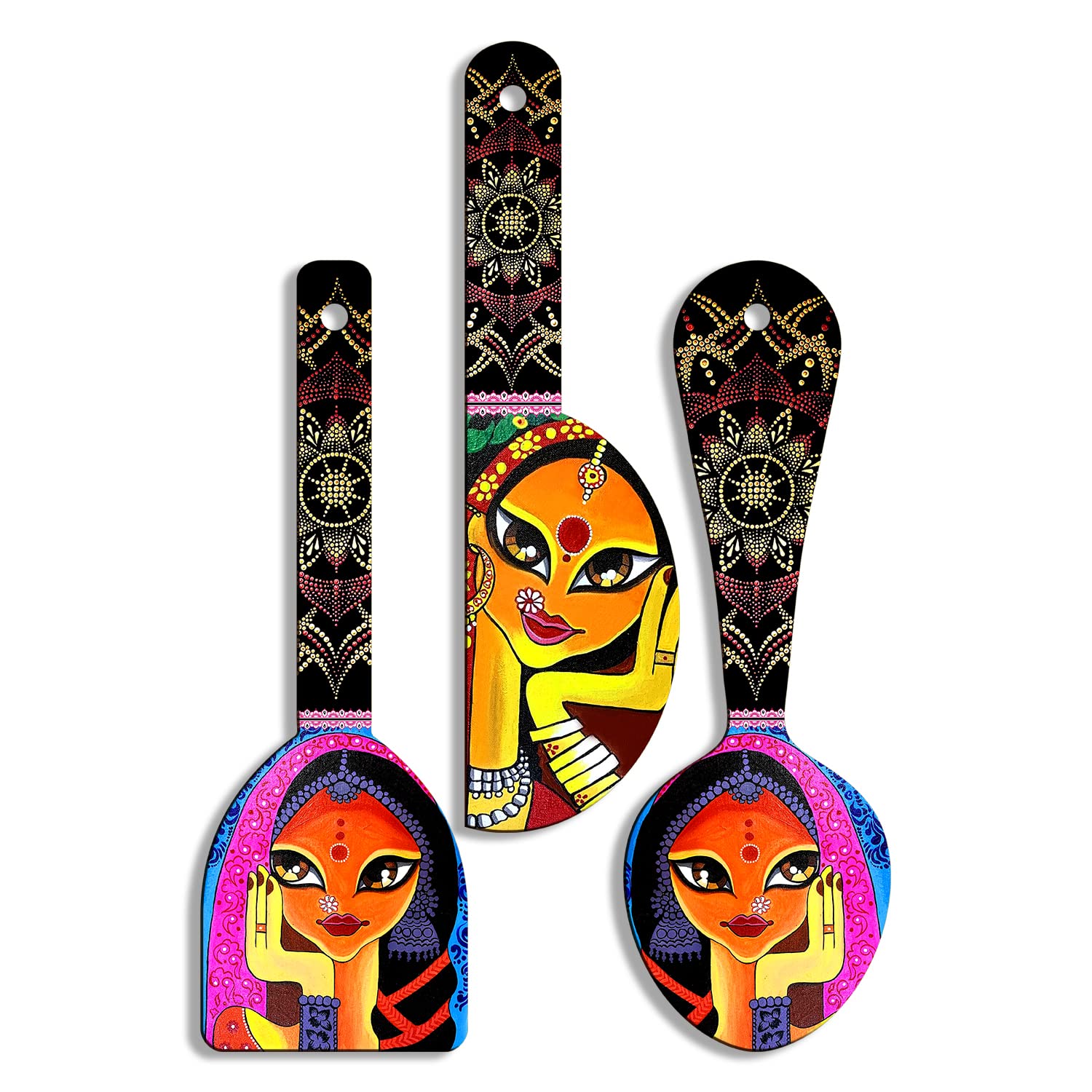 Sehaz Artworks Home Decor Items for Living Room|Kitchen Decoration Items|Wall Hangings|Room Decor Wall Decor Items for Bedroom | Diwali Decoration Items - Spoon-0011 - Engineered Wood (B0BNVY7QJP) Amazon Price History, Amazon Price Tracker