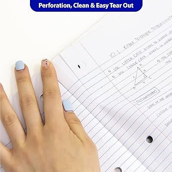 Amazon.com : BAZIC Notebook College Ruled 1 Subject 80