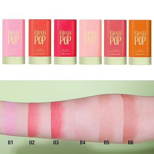 Miniatura 3 de Paminify Resaltador cremoso suave, barra bronceadora suave, iluminador de rubor impermeable de larga duración, iluminador de maquillaje de brillo