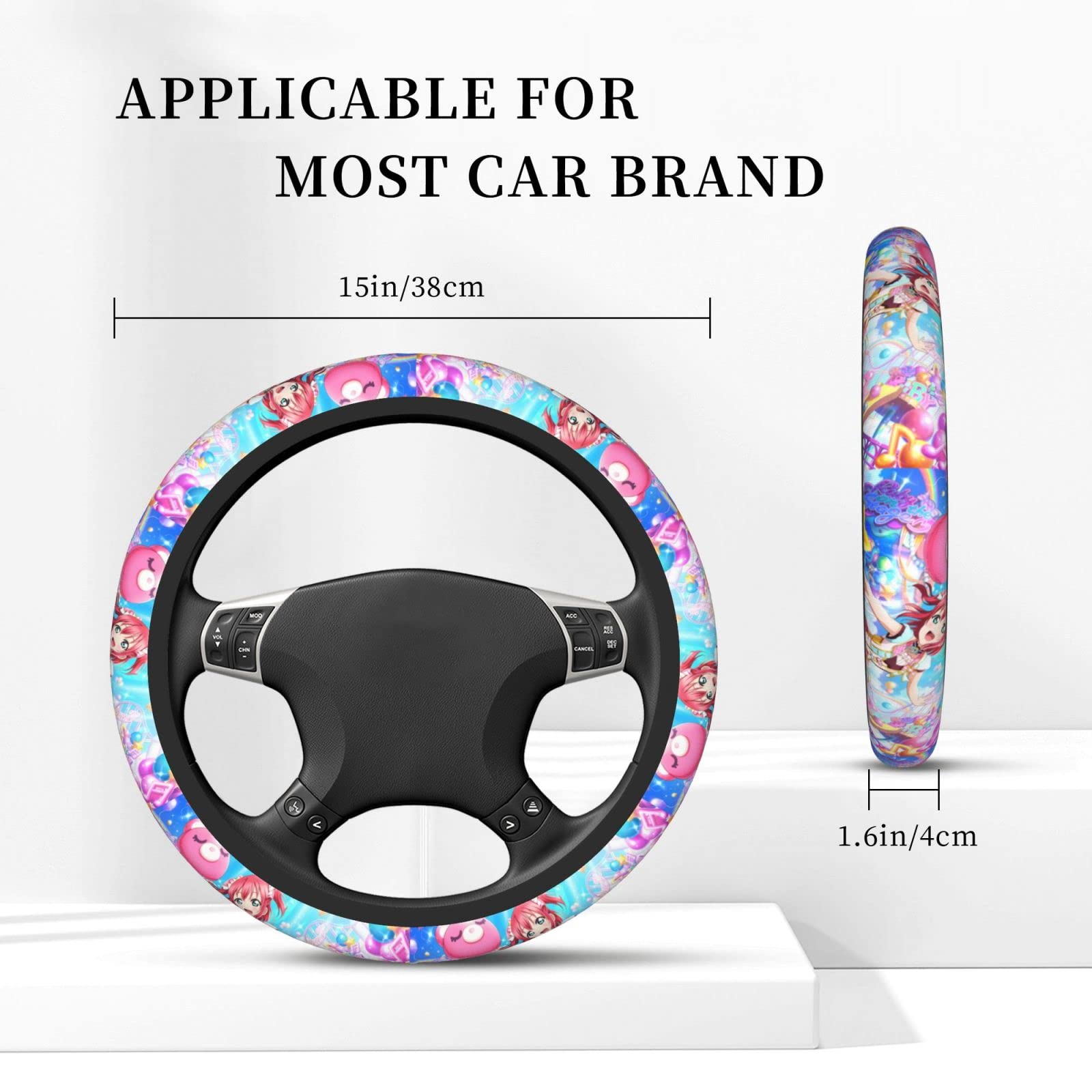 Amazon | ラブライブ 車用 ハンドルカバー おしゃれ 滑り止め 汚れ防止 