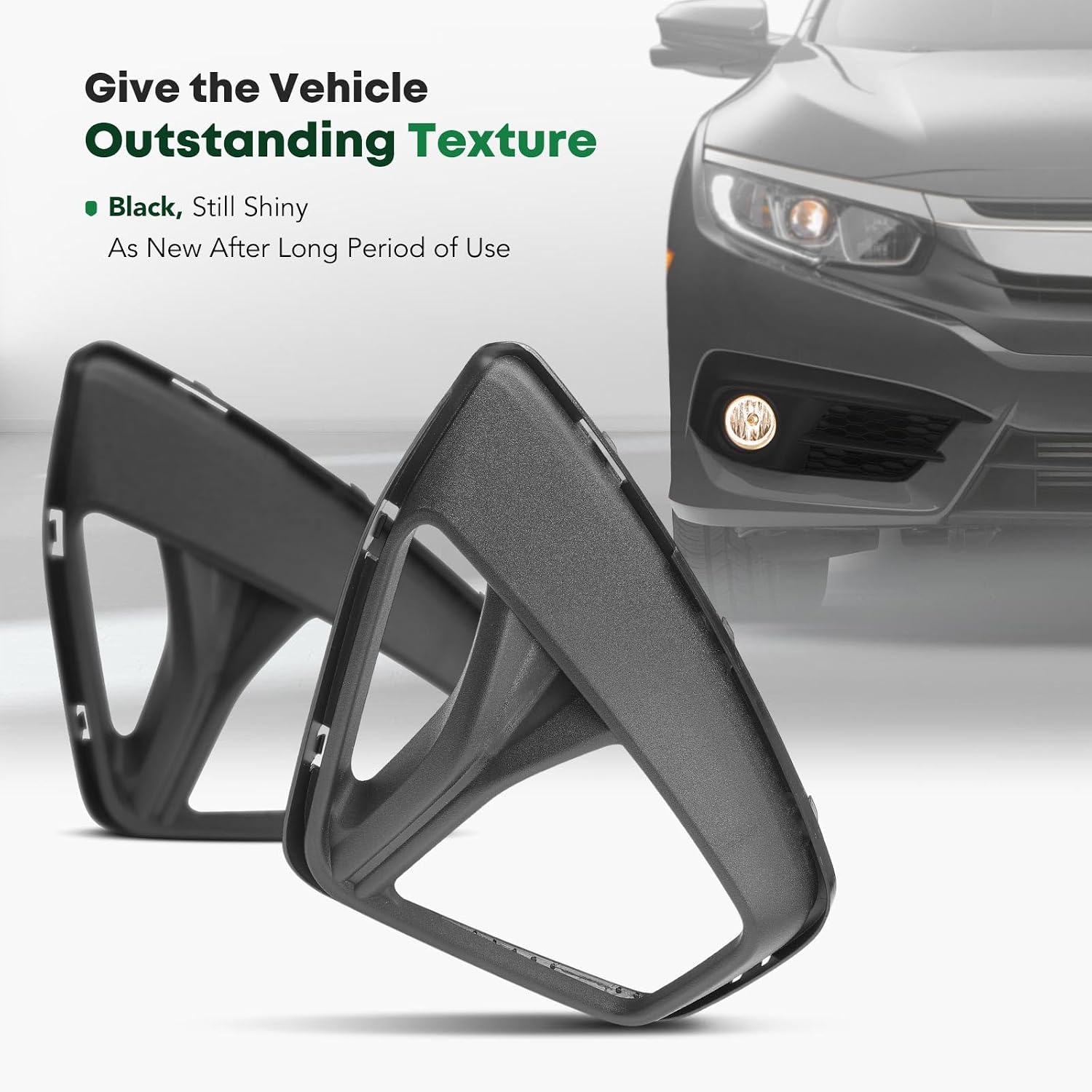 YHTAUTO Fog Light Bezel Fits Chevrolet Blazer 2019-2022 Front Bumper Fog Light Cover Trim Right Passenger Side