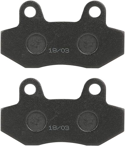 Miniatura 1 de Pastillas de freno de disco, 1 par de pastillas de freno de disco de resina universal accesorio de repuesto para scooter eléctrico motocicleta