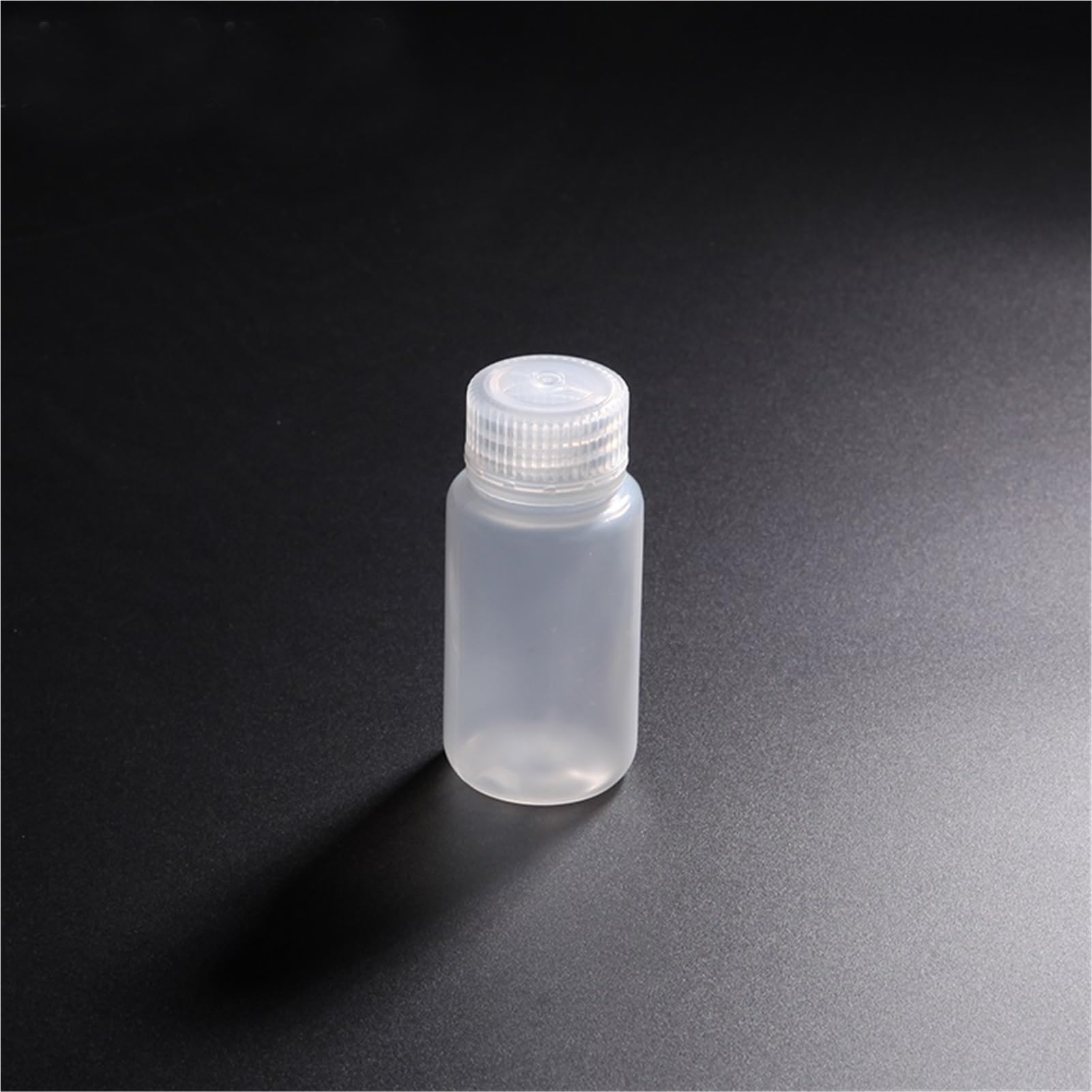 Frascos de plástico translúcidos, Botella de reactivo de Laboratorio de Boca Ancha, Botella de Boca Salvaje PP, Polipropileno de Calidad alimentaria(125mL 10pcs)