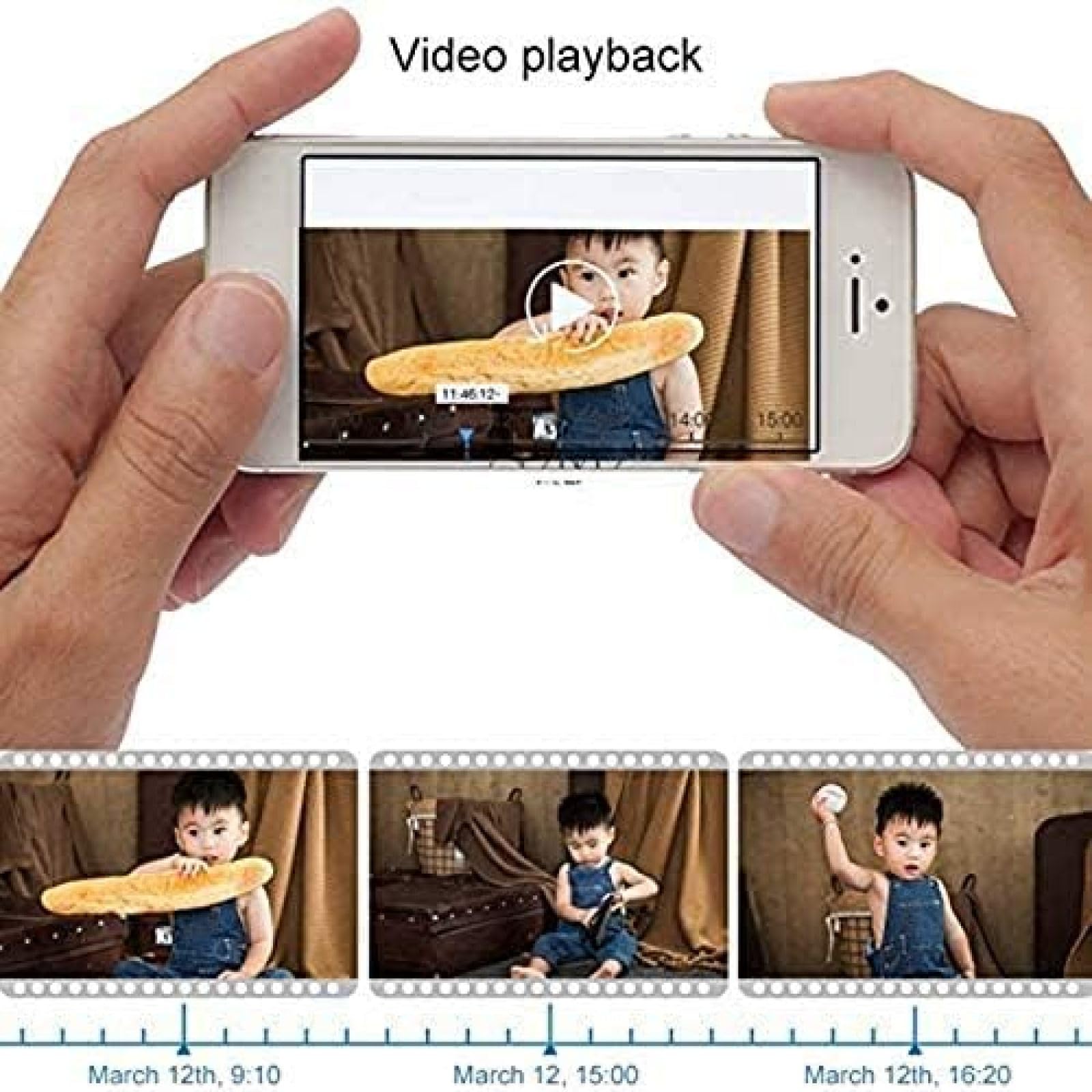 WiFi Bezprzewodowa AI Inteligentna kamera sieciowa HD Noktowizor Domowy zdalny monitor V380 HD 1080p Bezpieczeństwo sieci Mała kamera Kamera Bluetooth Kamera