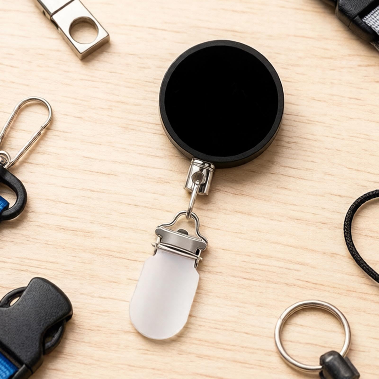 Ganci per asciugamani da parete, con corda retrattile da 60 cm, clip adesiva , gancio per asciugamani, per parete, cucina, bagno, porta, armadio, camera da , casa, camper