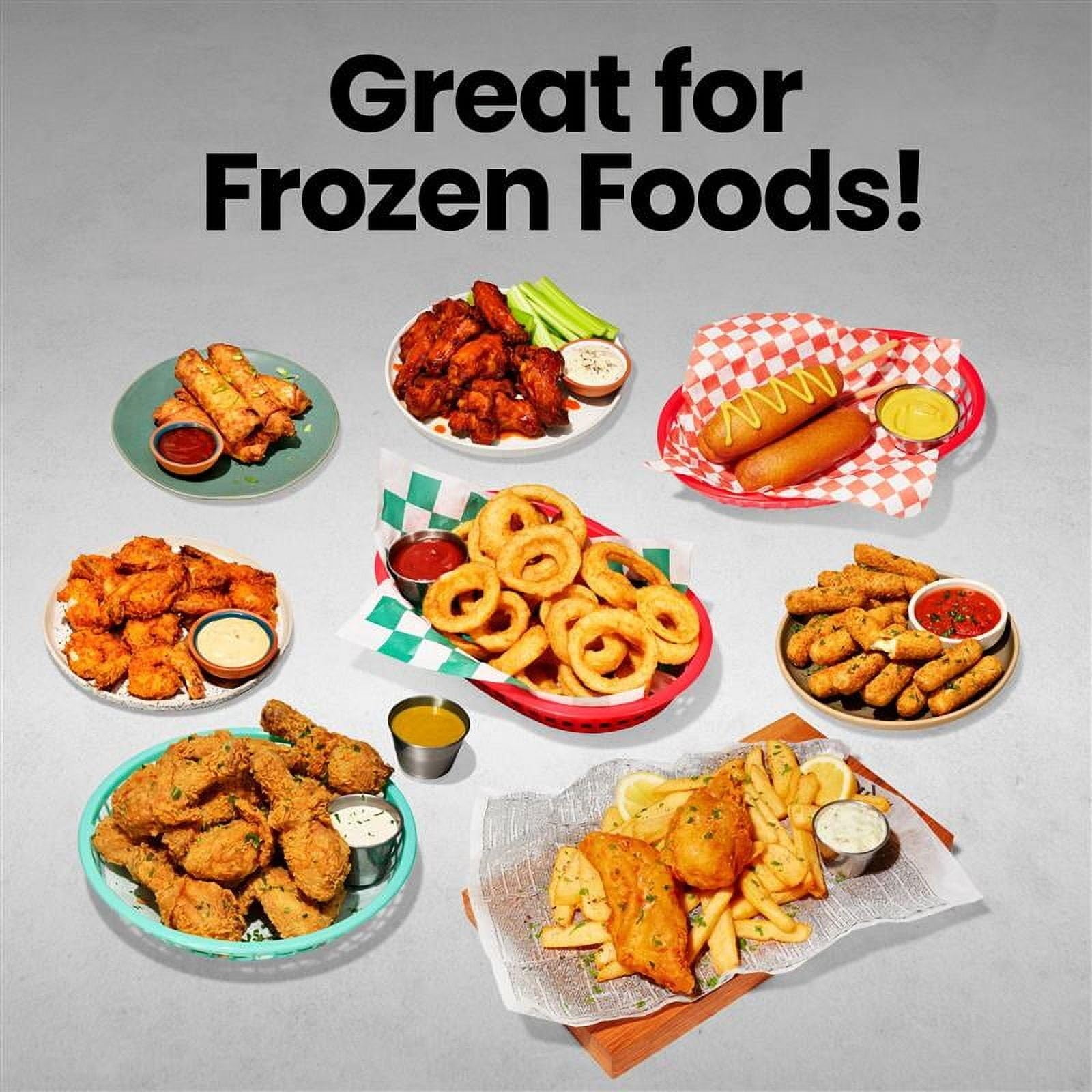 14 Qt Air Fryer Oven with Rotisserie, Visible Window, 12 Presets, 400¡ãF Max Temp, 85% Less Oil, Dishwasher Safe Accessories, Family Size Air Fryer — view 6