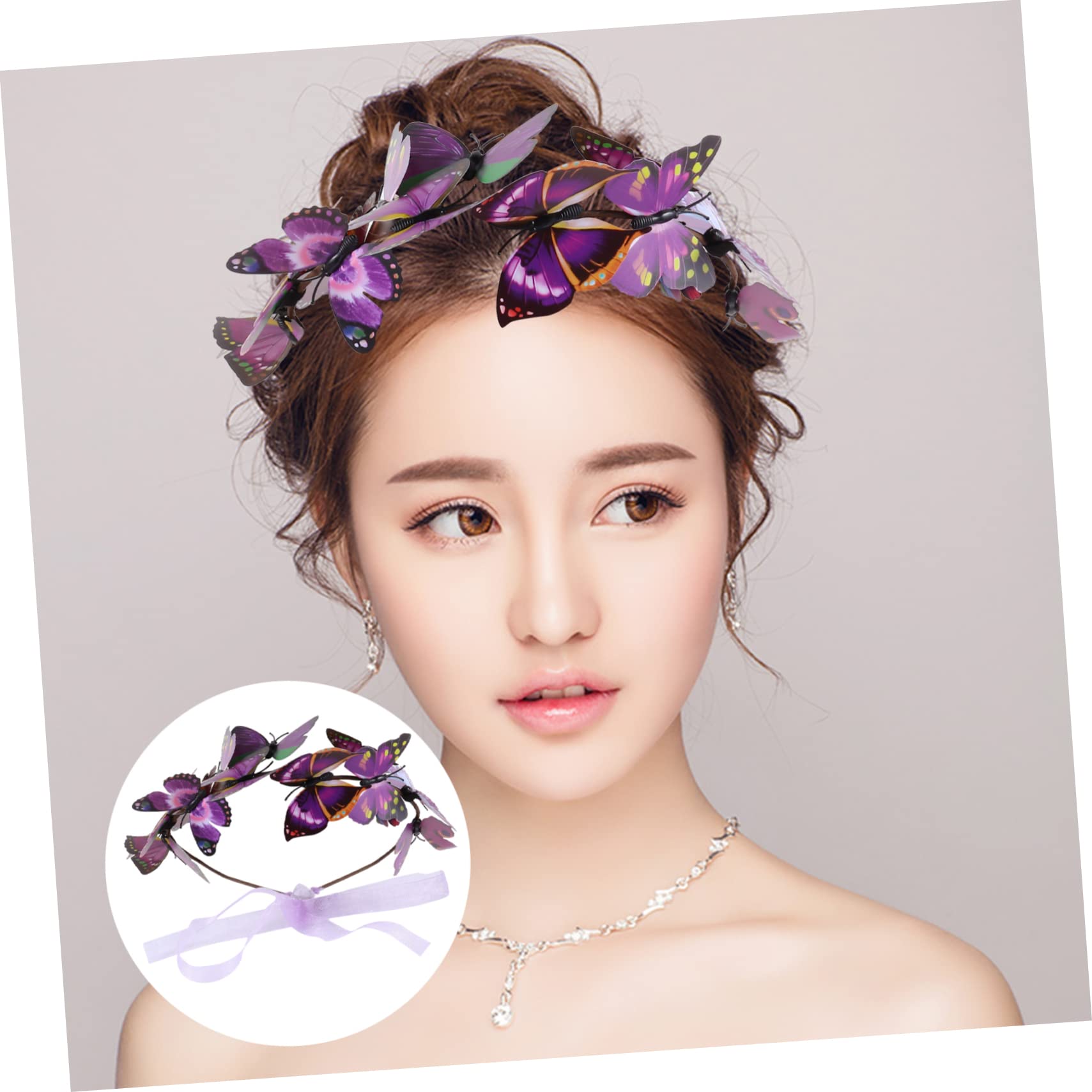2 de tridimensionales, de cabeza de, accesorios para el pelo para mujeres, bodas, disfraz de carnaval para el pelo para la boda, guirnalda de flores para