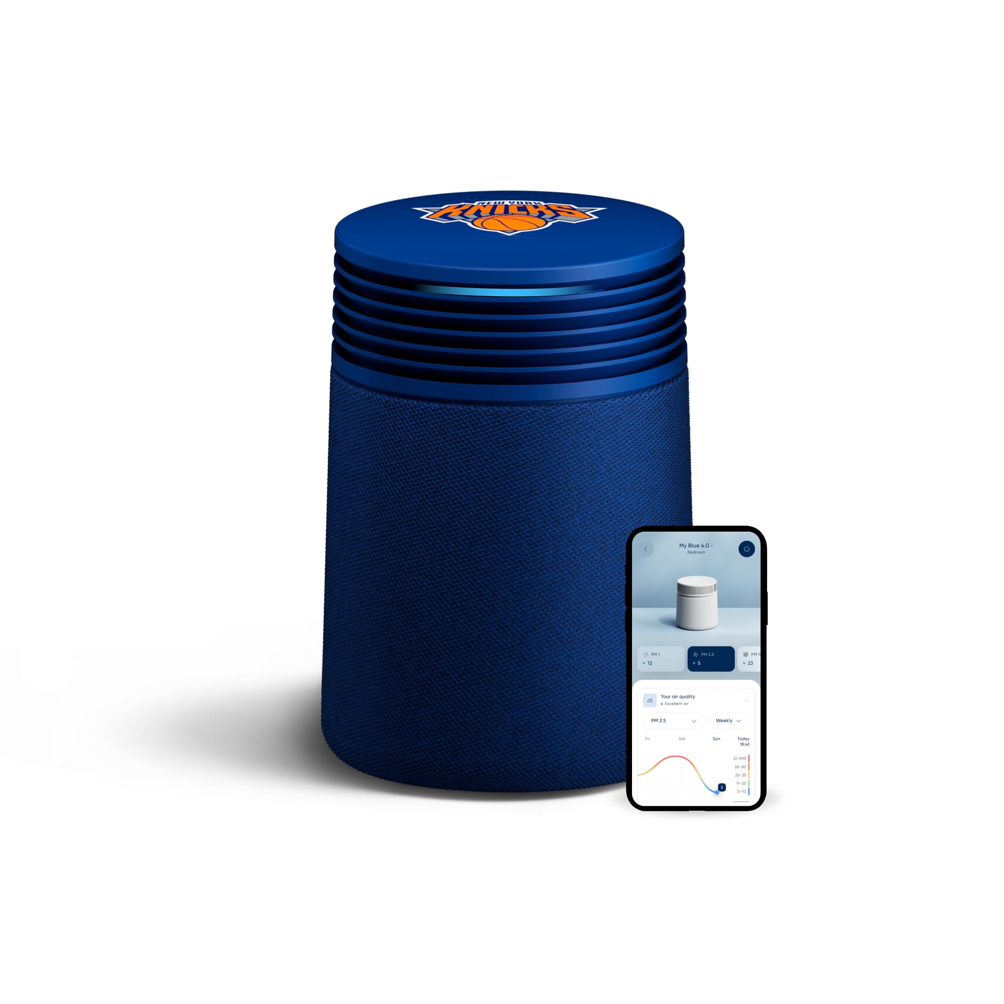 Blueair New York Knicks Champions Edition Smart Air Purifier