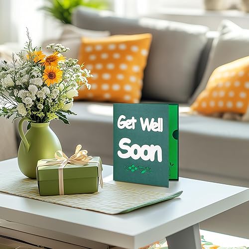 Miniatura 6 de GREETING ART Tarjeta de recupérate pronto, tarjetas religiosas de recuperación, tarjeta de recupérate pronto, tarjetas de condolencias para hombres