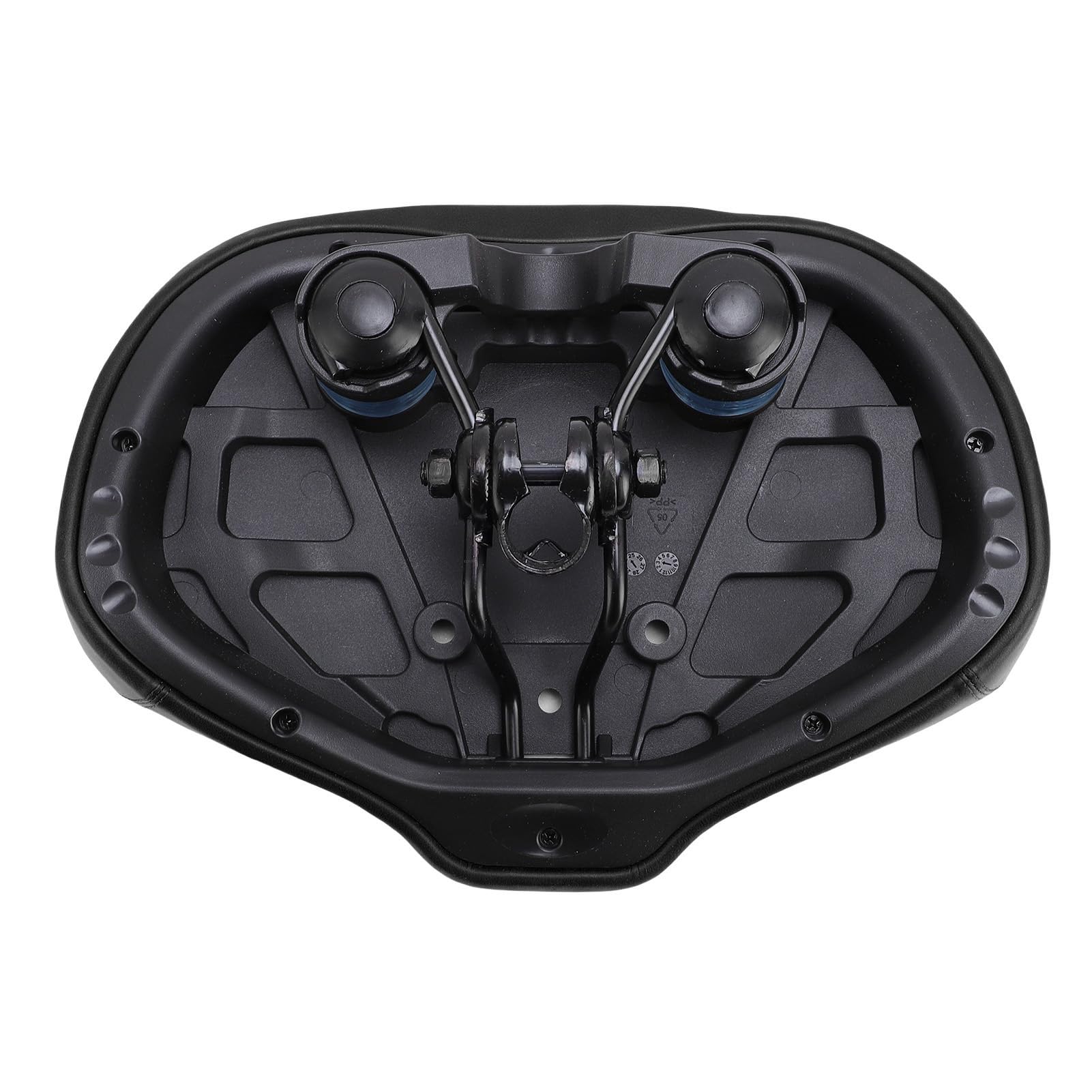 Fockety Selle de vélo, Coussin de Selle Large sans Nez, surdimensionné, avec Mousse à mémoire de Forme absorbante, Cuir PU Doux au Toucher, Selle de vélo Confortable pour VTT