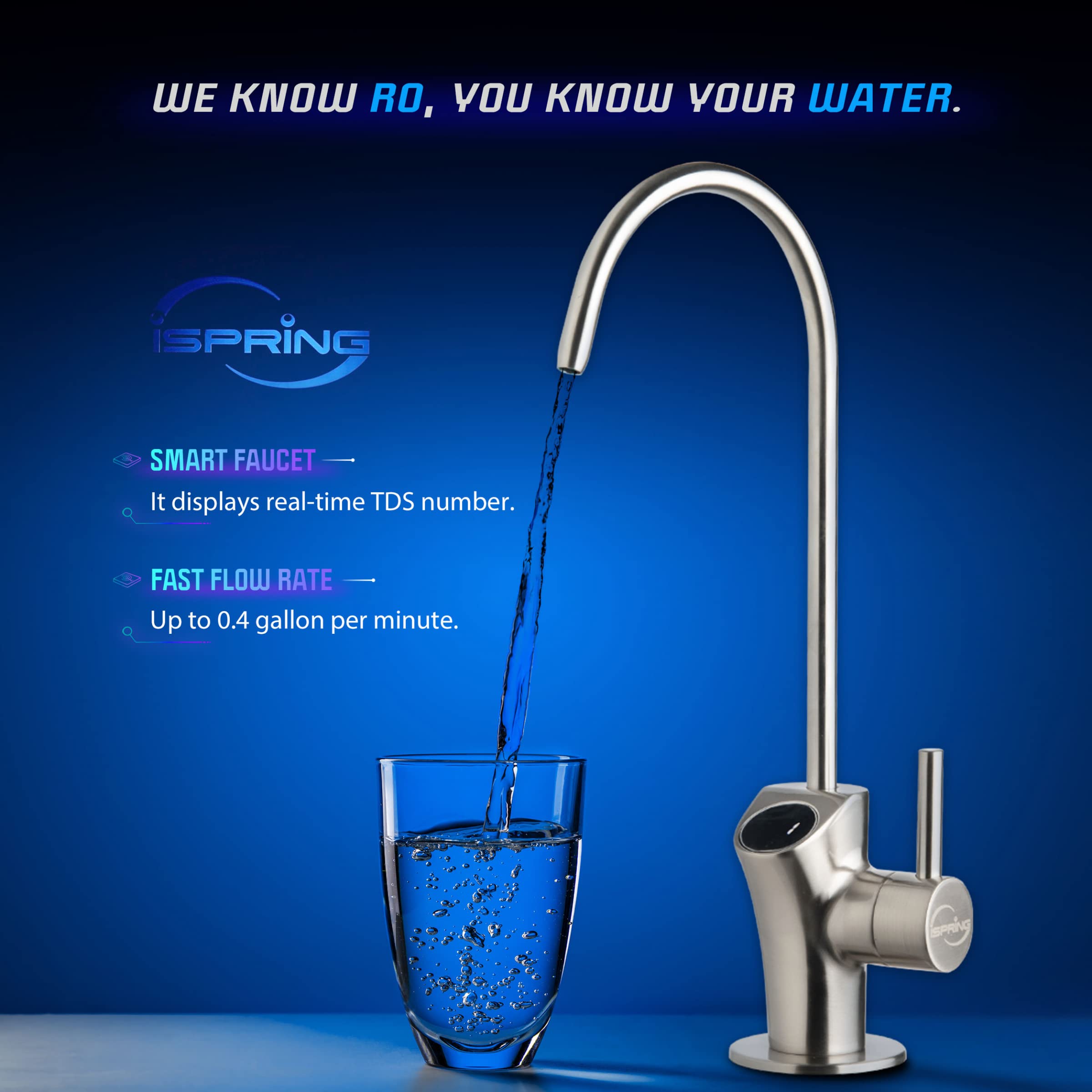 Ispring RO500AKシリーズ 逆浸透水フィルターシステム Amazon | iSpring NSF Certified ROタンクレス シリーズ 逆浸透浄水器