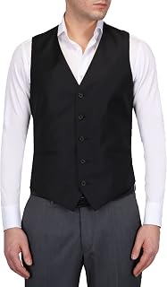 Herren-Weste für festliche Anlässe, Schwarz, Größe S - 5 XL