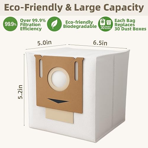 Miniatura 8 de DVX34 Kit de accesorios para Yeedi Vac 2 Pro/Vac/Vac Max/Vac Station Robot aspirador piezas de repuesto, 1 cepillo principal, 4 cepillos laterales,