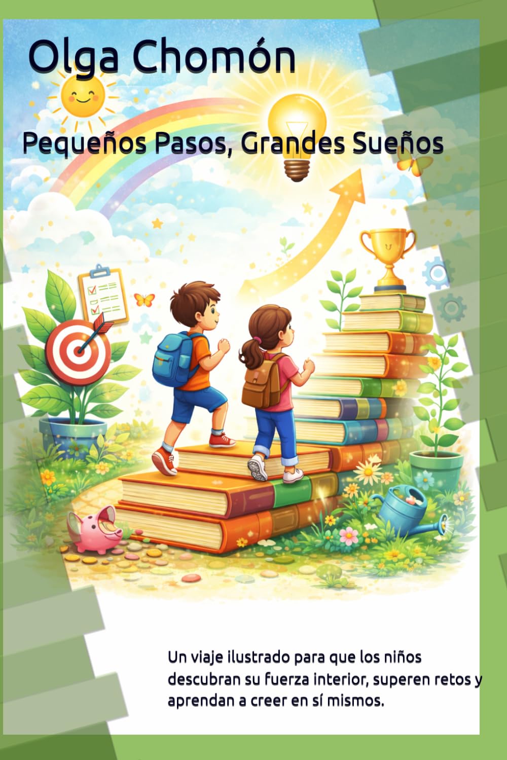 Pequeños Pasos, Grandes Sueños: Un viaje ilustrado para que los niños descubran su fuerza interior, superen retos y aprendan a creer en sí mismos.