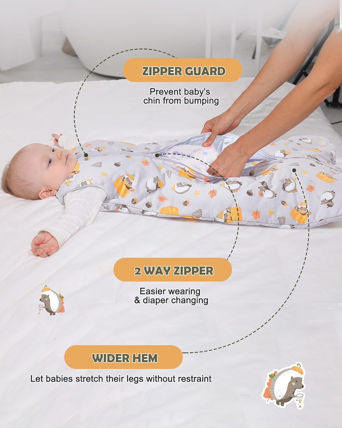 Lictin Winter Baby Sleep Sack Adjustable Length, UK Ubuy