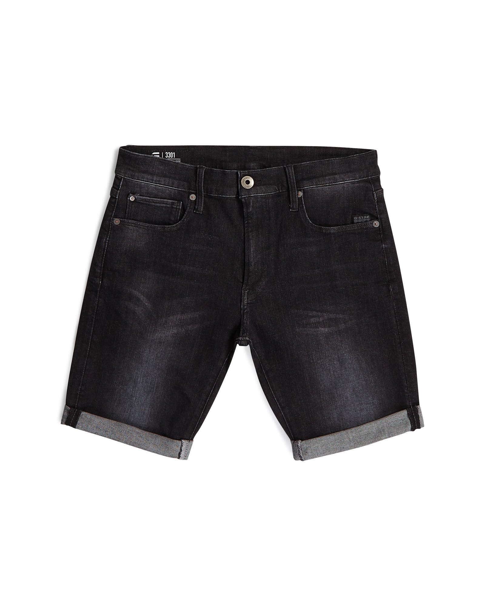 G-Star Herren 3301 Slim Denim Shorts