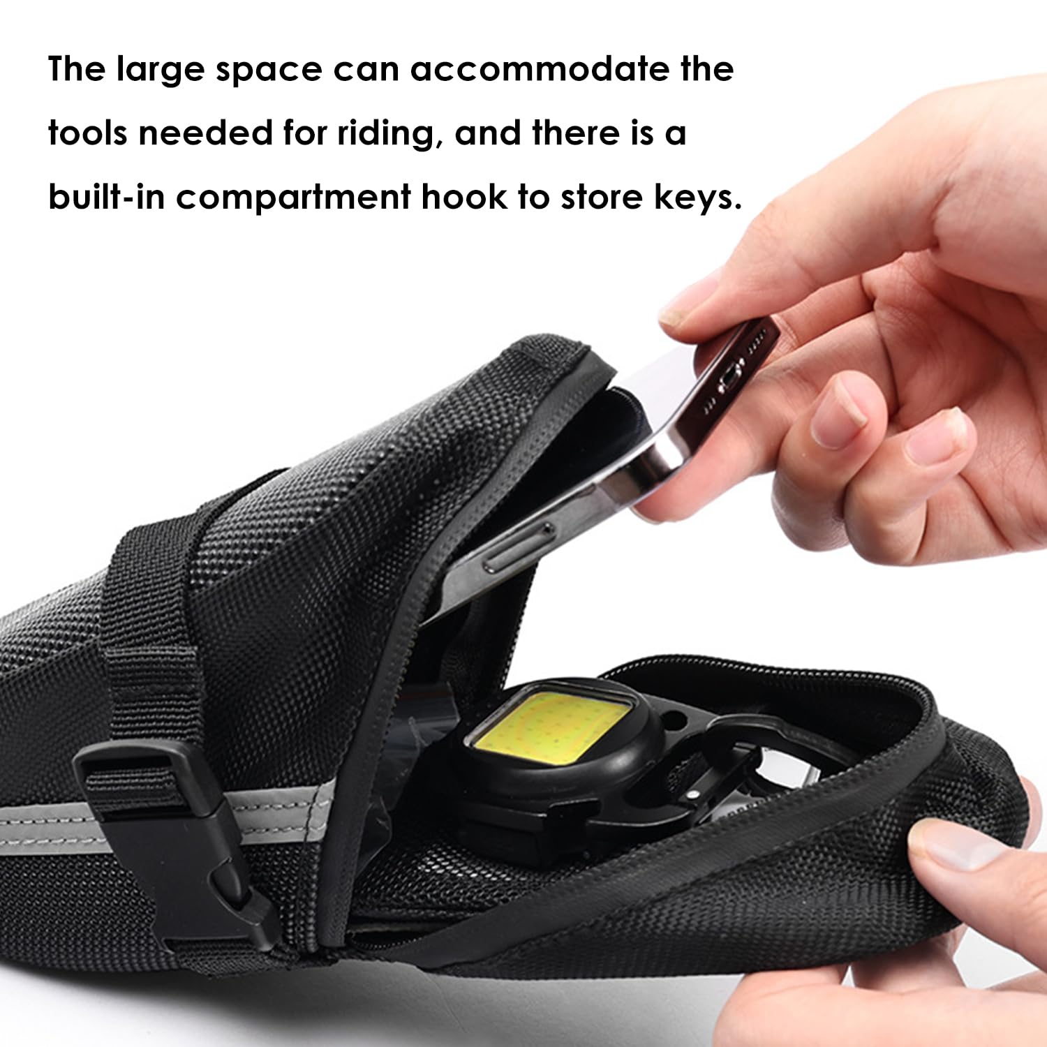 1 Borsa Per Bicicletta, 1 Borsa Per Telefono Sportivo, Borsa Da Sella Per Bicicletta, Custodia Per Bicicletta, Accessori Per Bicicletta
