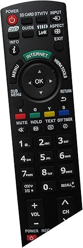 Miniatura 4 de HCDZ Mando a distancia de repuesto para Panasonic TC-P65GT30 TC-P65S1 TC-P55GT50 TC-P60GT50 Smart 3D Viera Plasma LCD LED HDTV TV