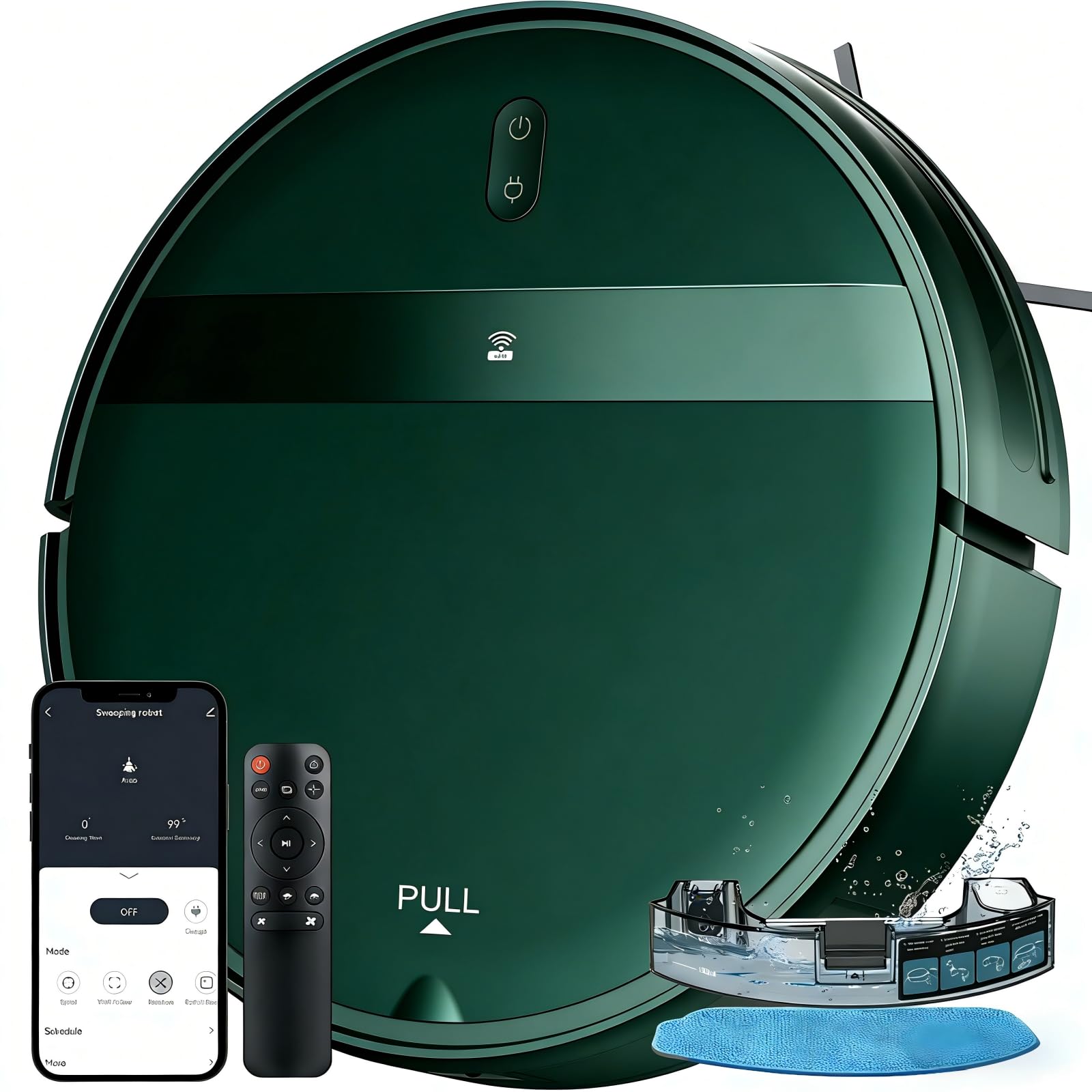 Photo 1 of Kilgone Robot Vacuum and Mop Combo, Ideal for Pet Hair, Floors, Carpets, and Hair Cleaning