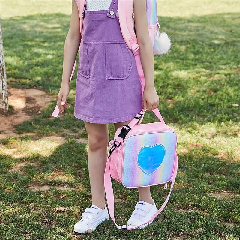 Bolsas de almuerzo for mujeres y hombres con bolsa de almuerzo con aislamiento, bolsa térmica portátil que contiene loncheras, botellas de agua y refrigerios. Mantiene la comida fresca y fresca for el