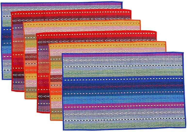 fiestaware placemats