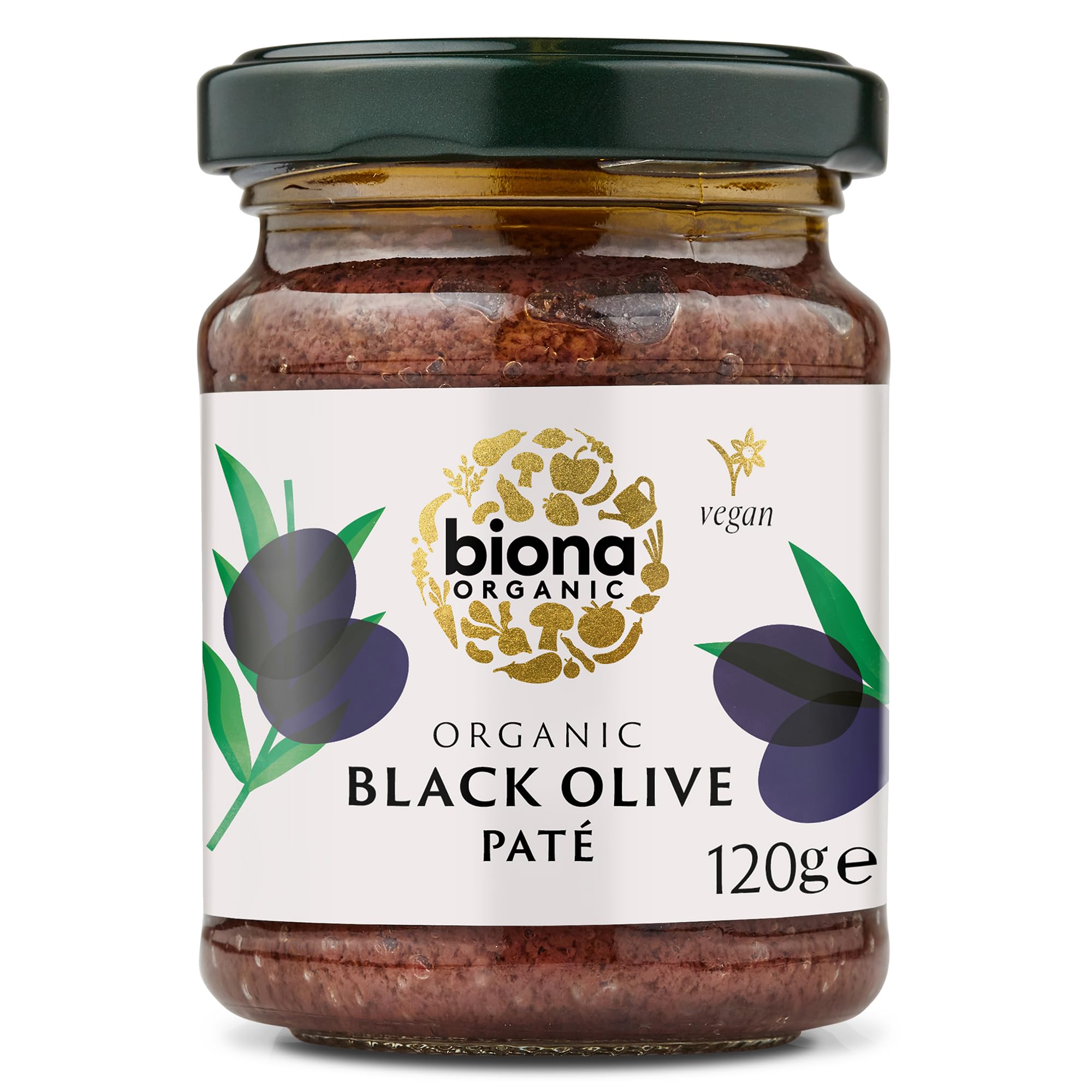 Biona Black Olive Pate Organic 120 G