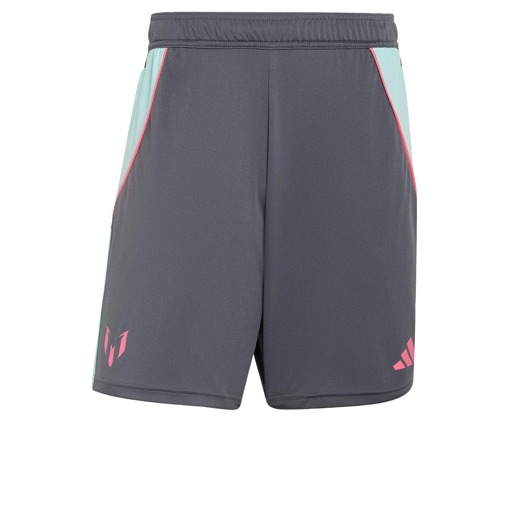adidas Men's Messi Short, Aurora Onix/semi Flash Aqua, L
