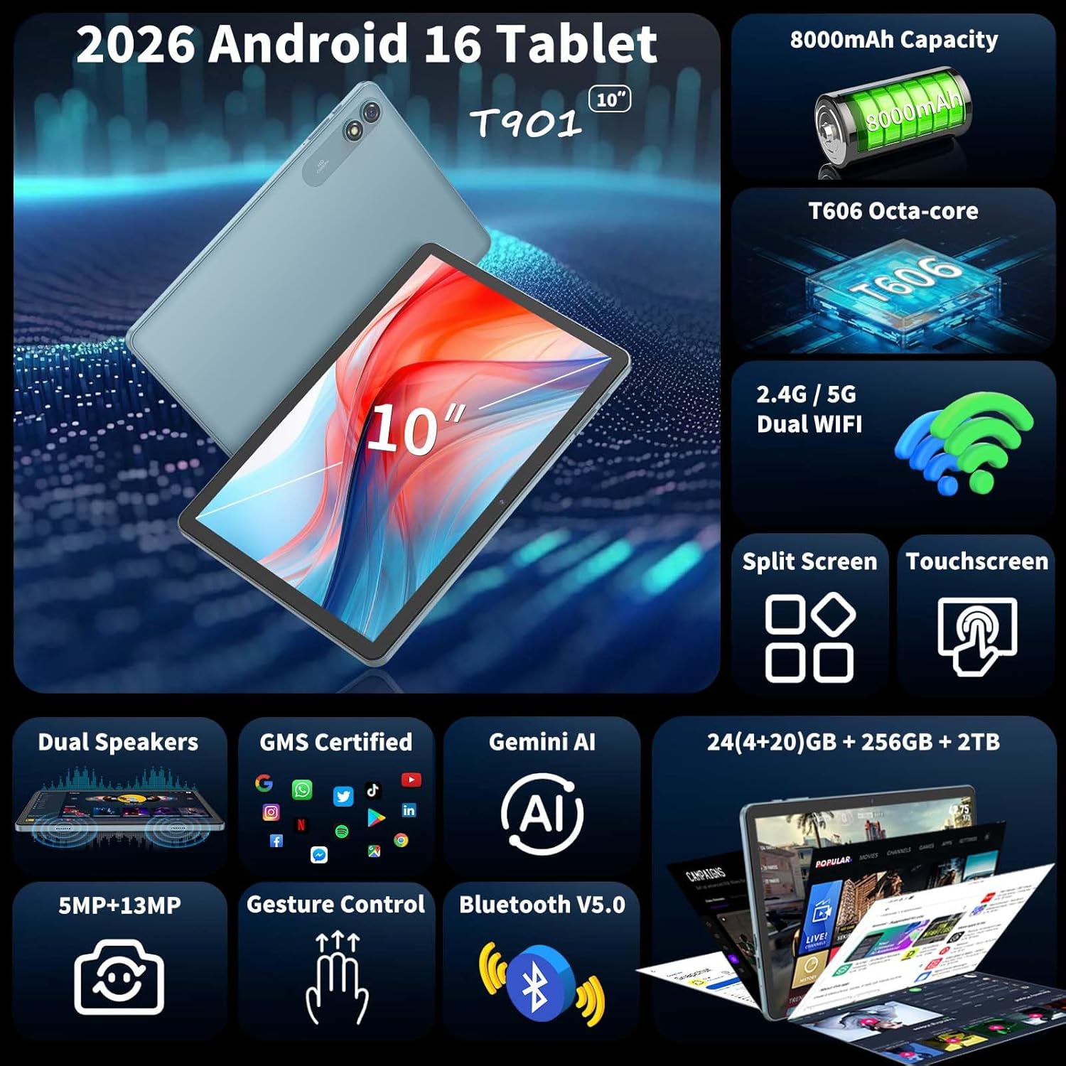 10 Inch AI Tablet PC