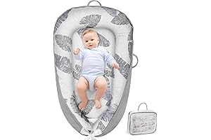 Baby Lounger - Baby Nest for Newborn, Breathable & Soft Co-Sleeping for...