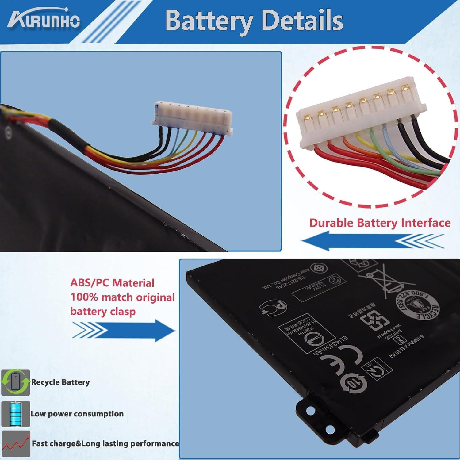 AP18C8K Laptop Battery Replacement for Acer Aspire 5 A514-54 A514-54G A514-52 A514-52K A515-56 A515-56G A515-56S A515-56T Swift 3 SF314-42 SF314-57 SF314-58 SF314-58G SF314-59 TravelMate P215