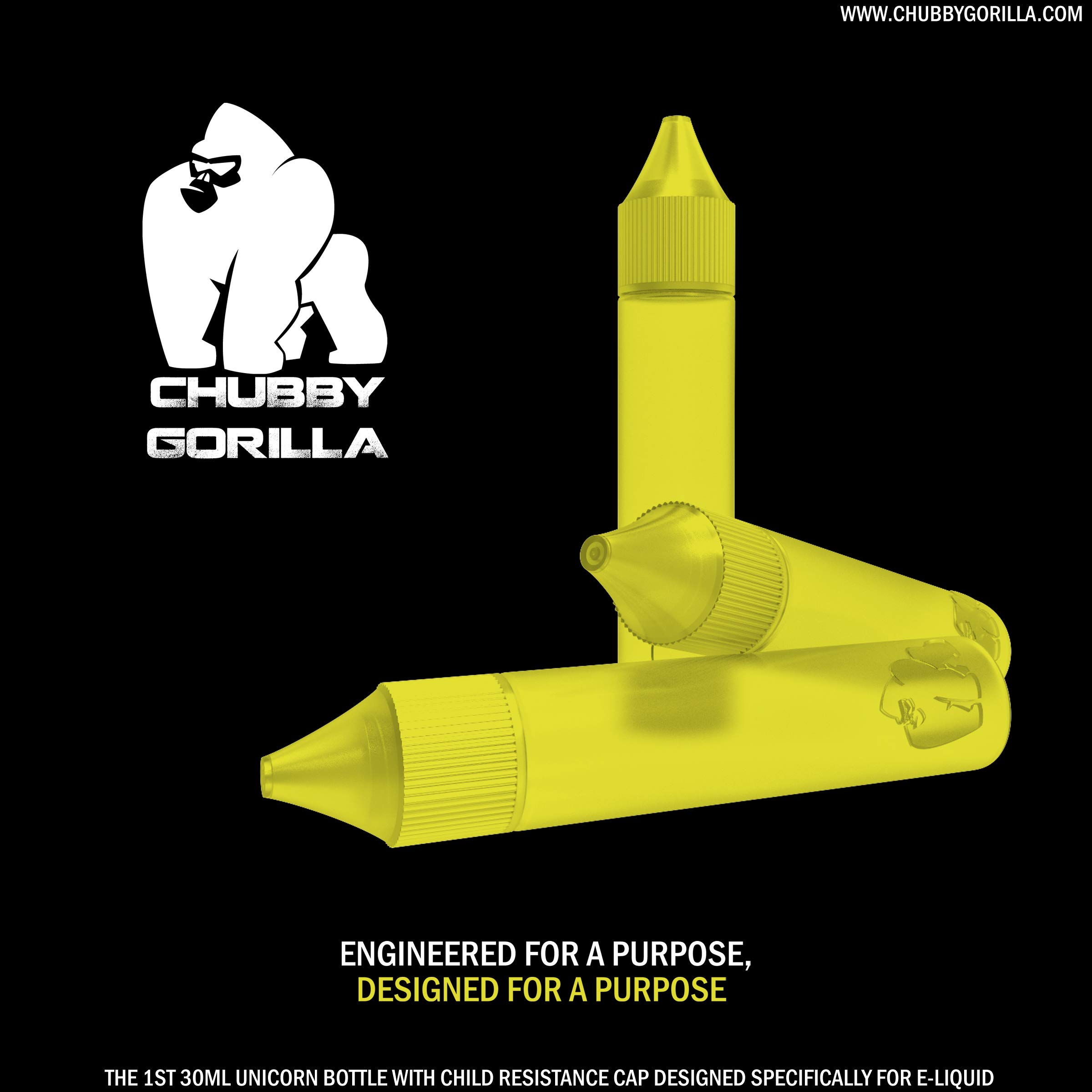Chubby Gorilla LDPE 30 ml botellas CRC Compatible Pack de 3