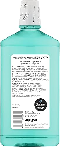 Miniatura 2 de Tienda Basics Enjuague dental pre-cepillo, menta verde, 24 onzas líquidas, 1 paquete (anteriormente Solimo)