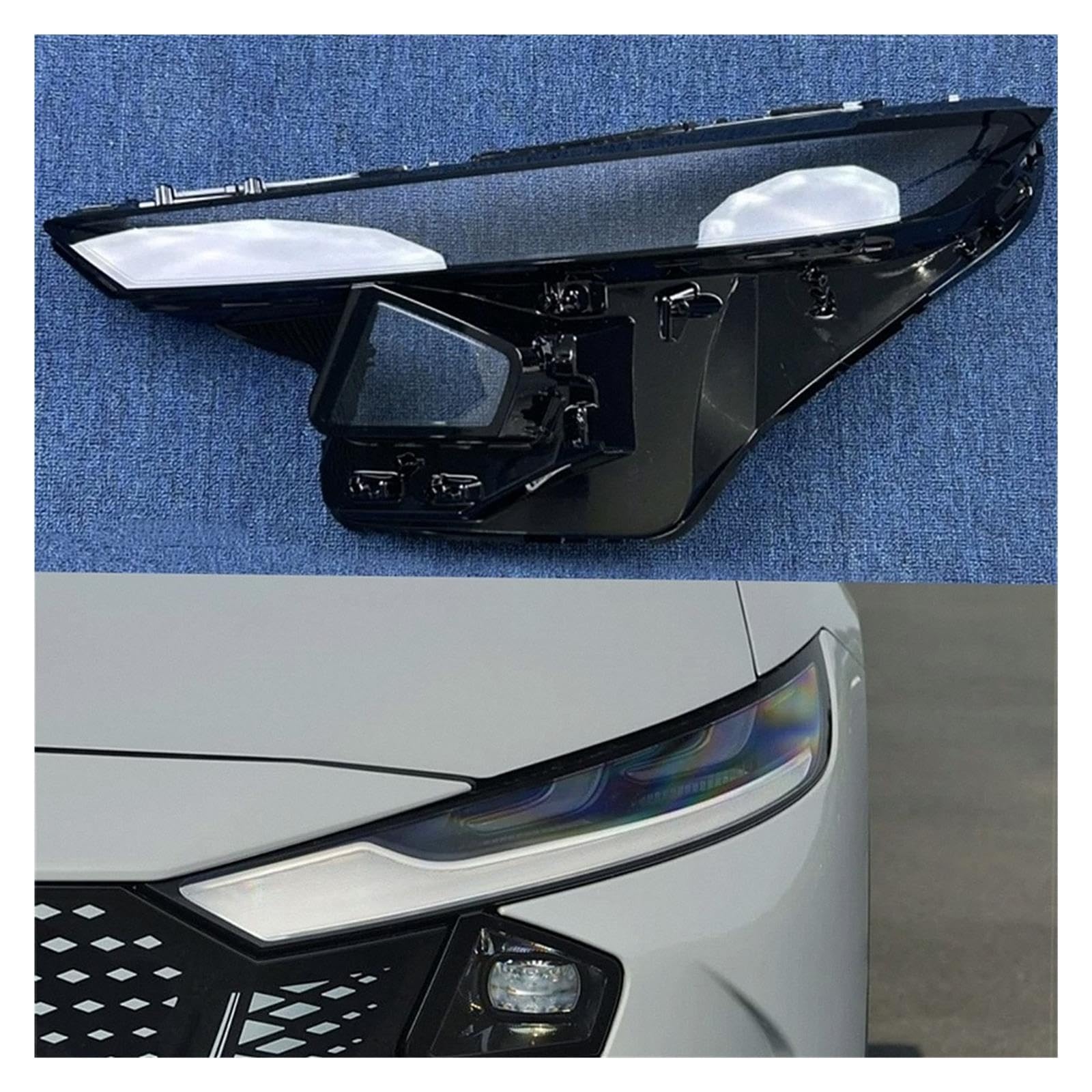 Komplett Scheinwerferglas Für Mazda EZ-6 EZ6 2024 Polycarbonat