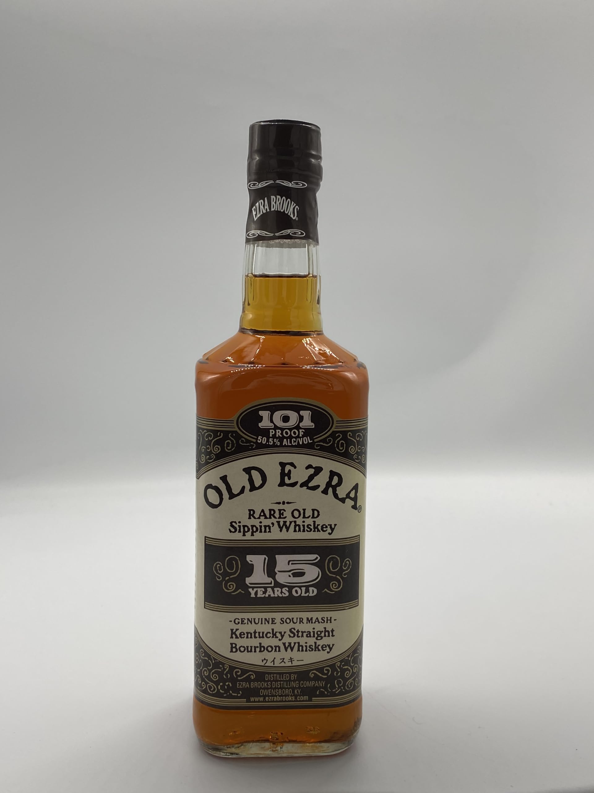 Amazon.co.jp: OLD EZRA オールドエズラ 15年 BOURBON WHISKY 旧ボトル  