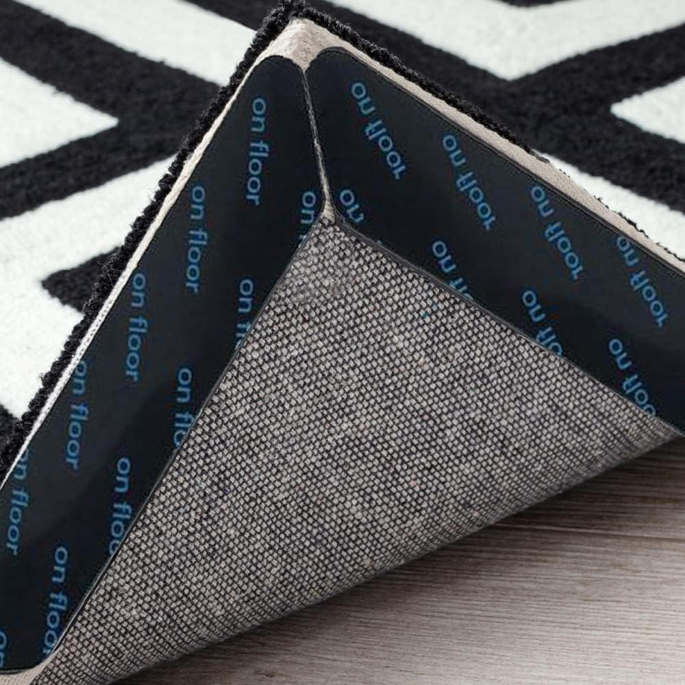 Ertzinla 12 Pack Rug Carpets Grippers, Reusable Flexible Rug Carpets