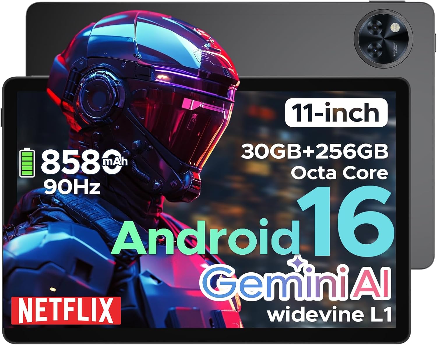 DOOGEE U11 Pro Android 16 tablet with Gemini AI, 11 inch