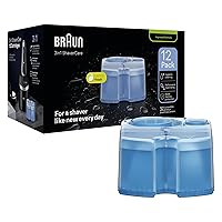 Braun ShaverCare 3In1 CCR 12 Cartucce Di Ricarica ORIGINALI Per Stazione SmartCare