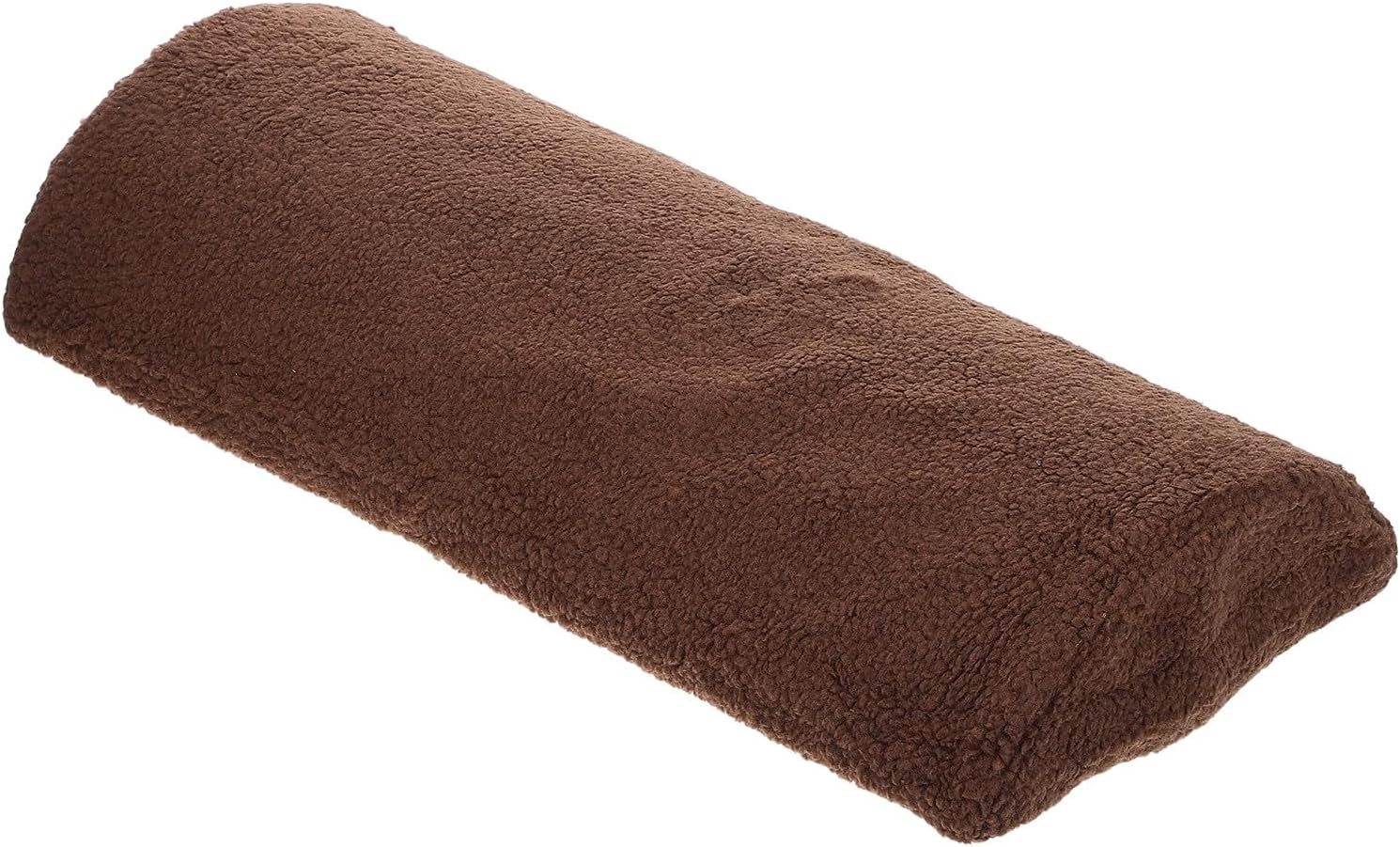 WOONEKY Plush Recliner Foot Pillow for Elderly, Semi-Circular Memory Foam Cushion with Long Term Comfort and Easy Installation, Floor Pad for Recliner Chair and Garden Lounger Leg Support