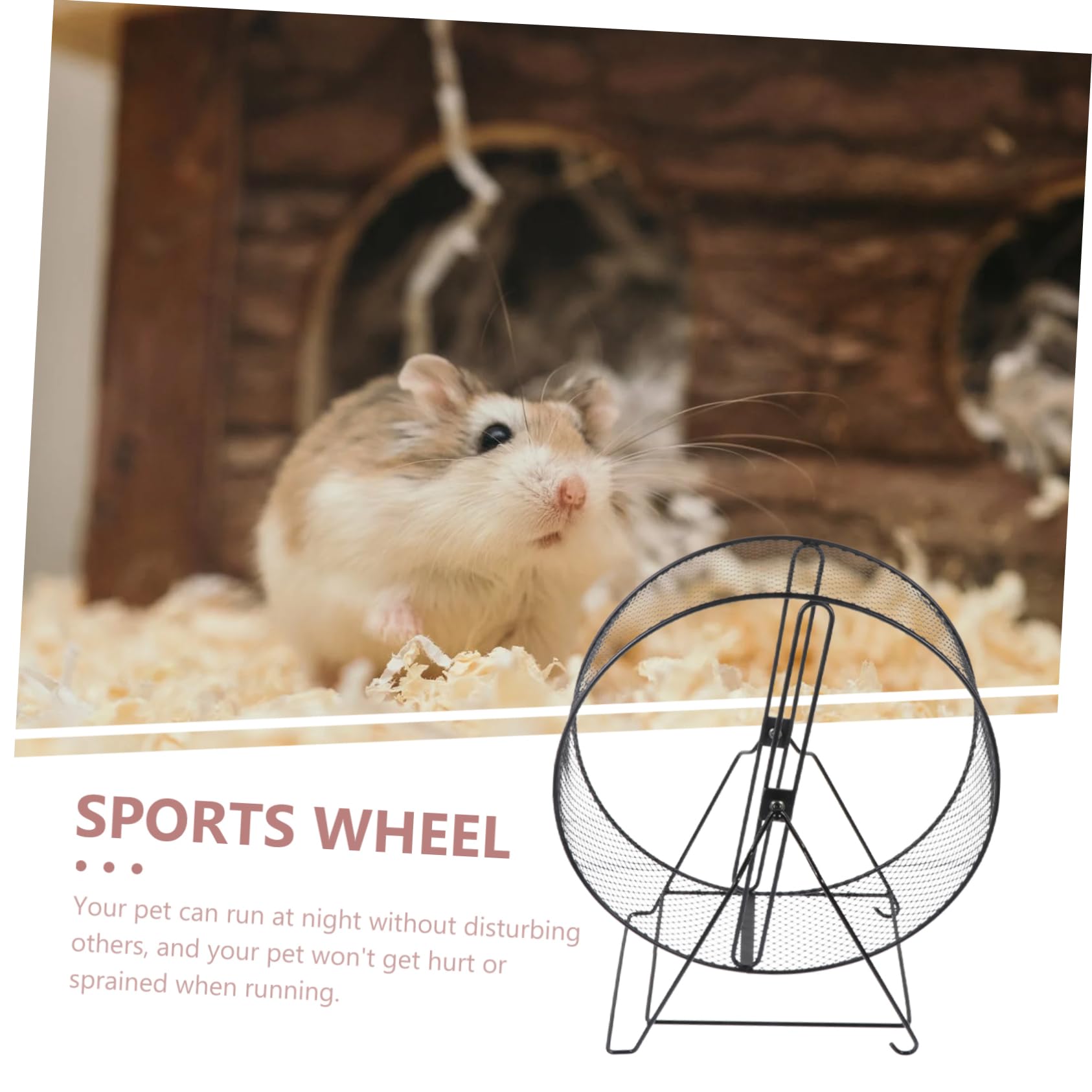 CIYODO Chinchilla Exercise Wheel Squirrel Running Wheel Mute Running Wheel for Hamster Rat Wheel Toy 32 Inch