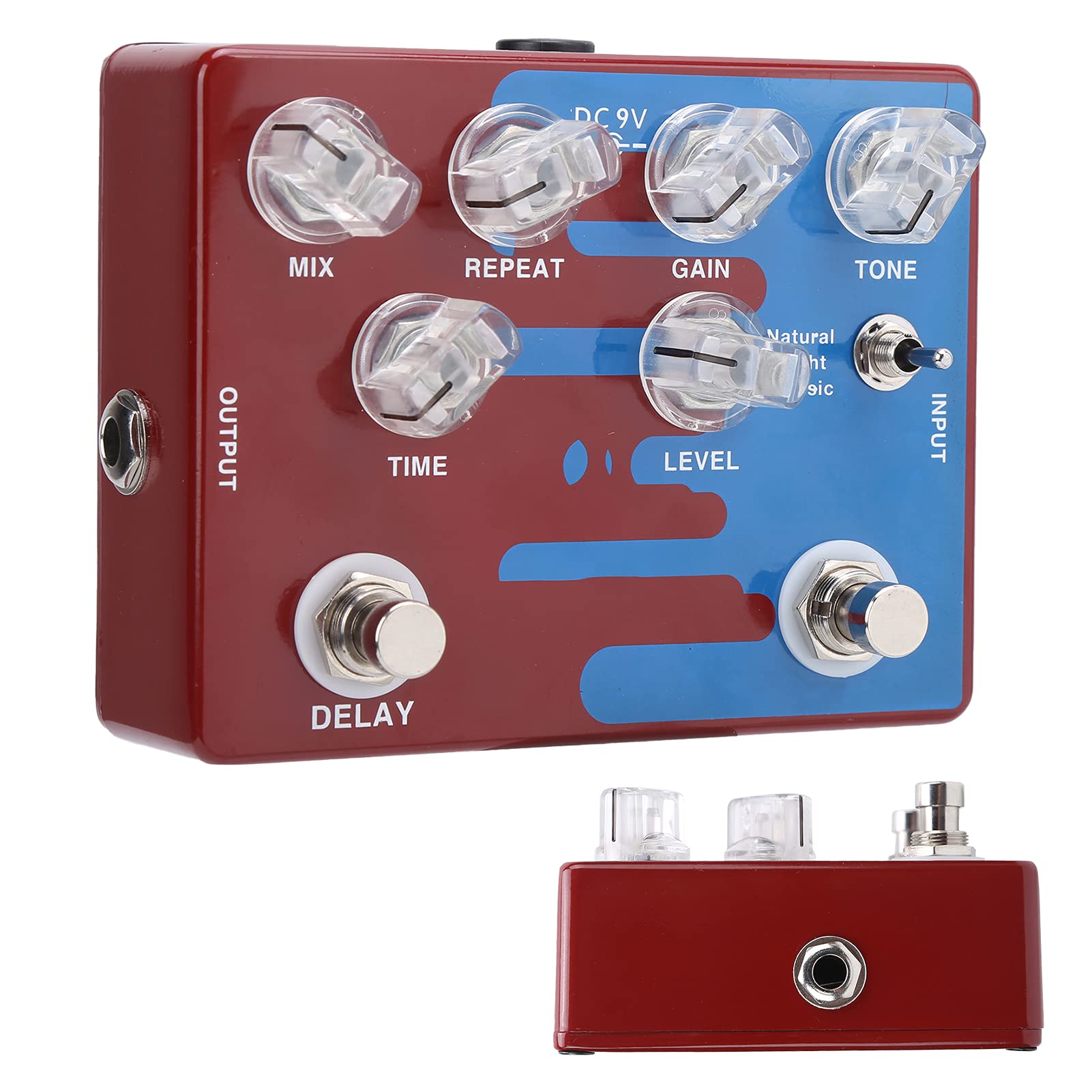 Sonew Pedale Effetto Chitarra Digitale con Ritardo di Distorsione, 3 modalità, CP-68, DC9V, Accessori Musicali per Musicisti