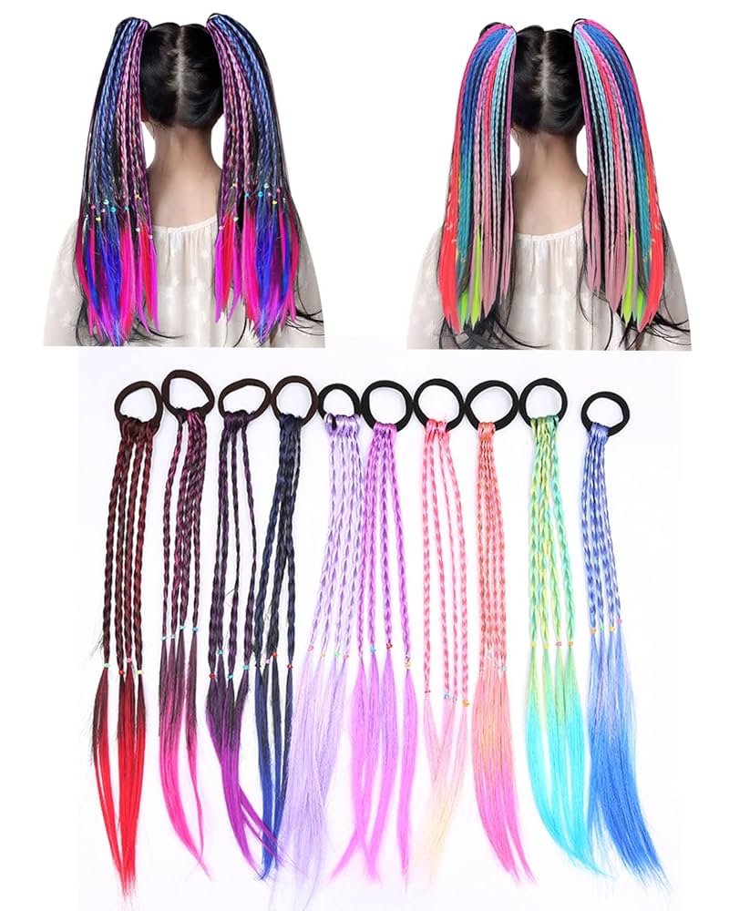 Amazon.co.jp: サムコス 10個セット ヘアエクステ ウィッグ