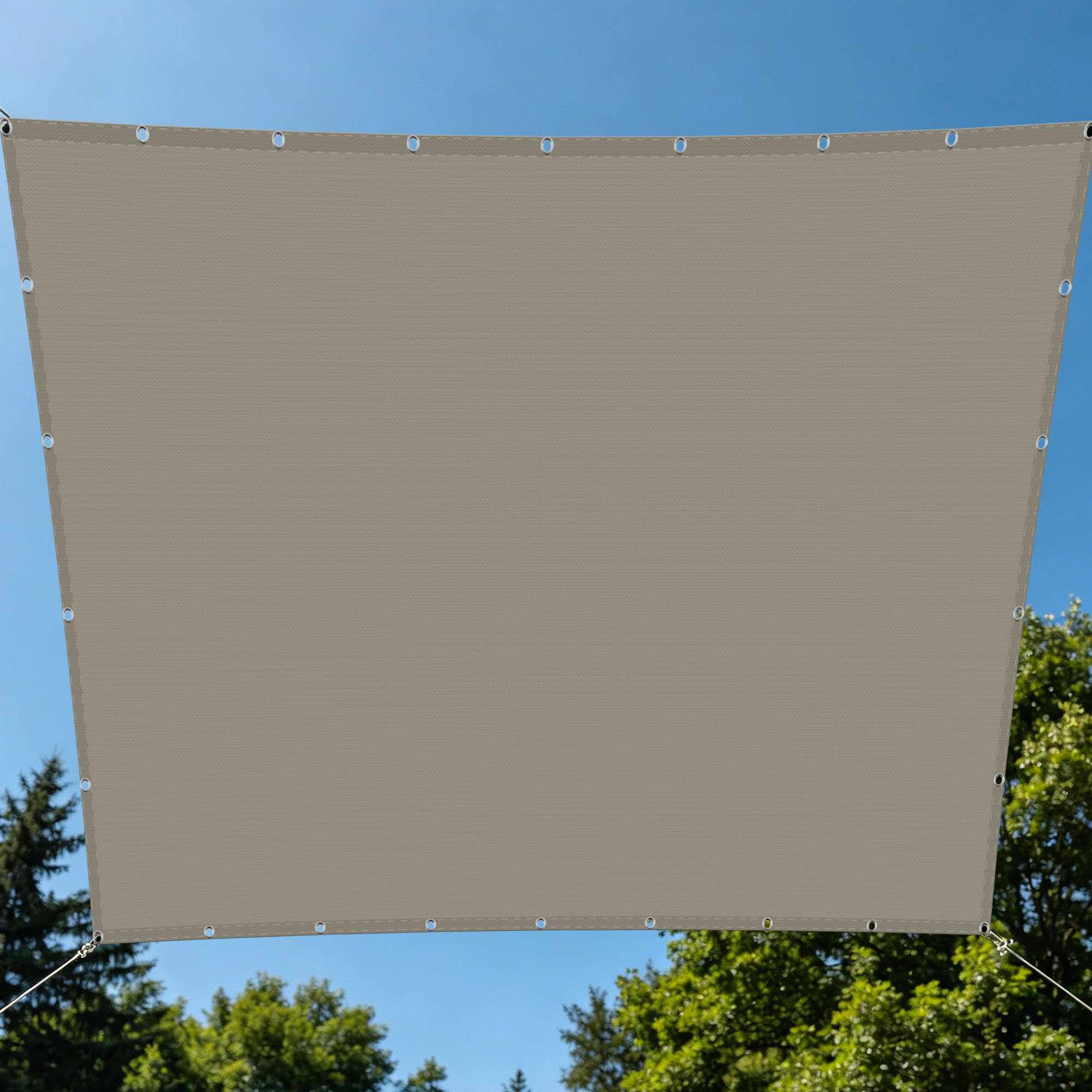 Voiles ombrages taupe d'ombrages haut de gamme pour l'élégance du patio