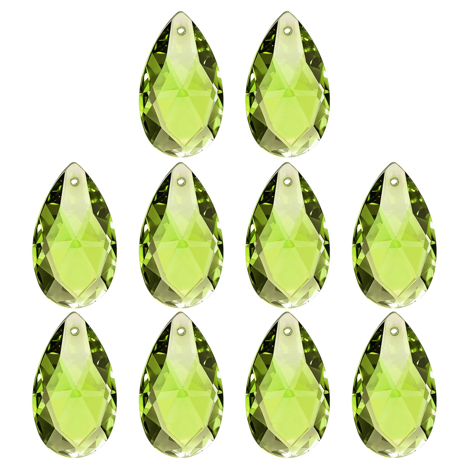 PATIKIL K9 Crystal Pendants Teardrop Beads
