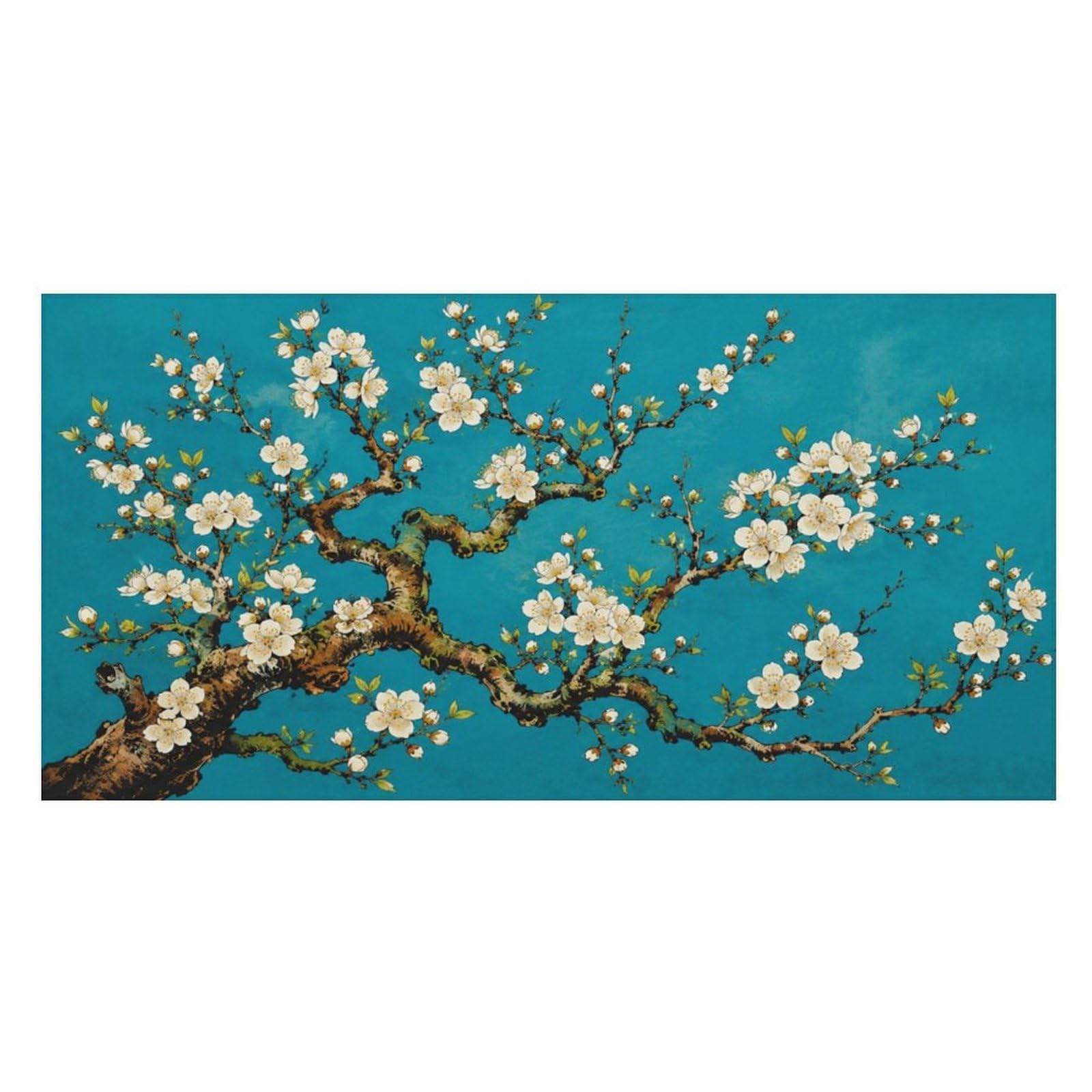 Anceky Cherry Blossom Branch Oversized Beach Towel Quick Dry Sand Free Microfiber Travel Towel Lightweight Multi Purpose Beach Blanket Pool Gym Bath Towel 63x31 in