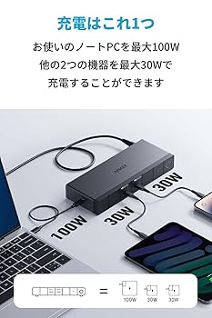 Amazon.co.jp: Anker 568 USB-C ドッキングステーション (11-in
