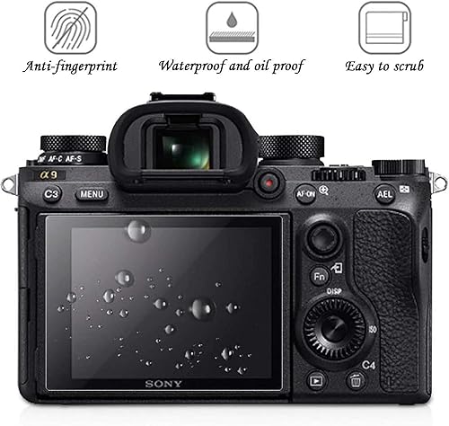 Miniatura 3 de PCTC Protector de pantalla compatible con Sony alpha A6600 A6100 A6400 A6000 A6300 A5000 Nex-7 NEX-6 NEX-5, [paquete de 3] vidrio templado de dureza